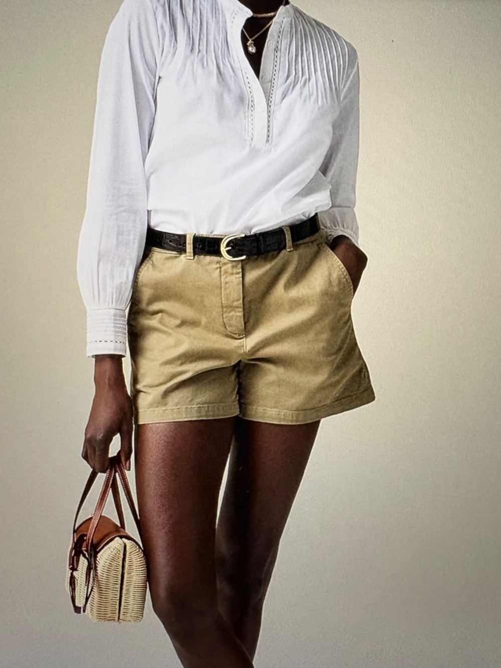 NWT J Crew 4" heritage chino short
